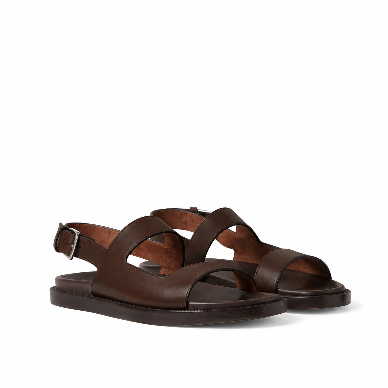 Loro Piana New Nama Walk Sandal - Dark Moka