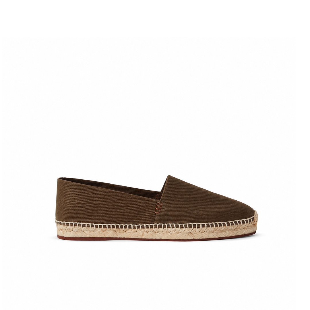 Loro Piana Espadrille Basque Walk - Khaki