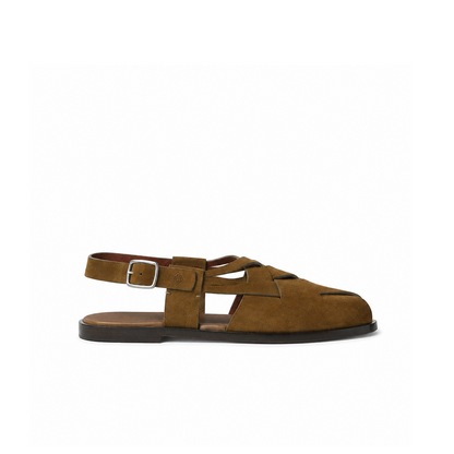 Loro Piana Peter Walk Sandal - Savana Bark