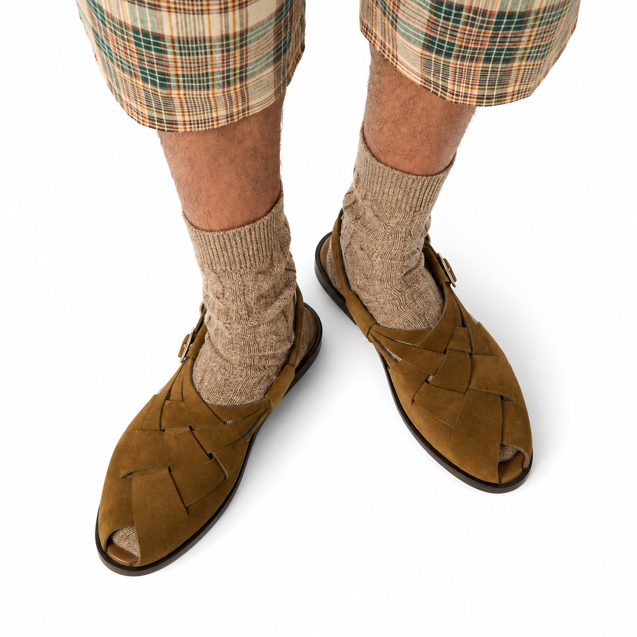 Loro Piana Peter Walk Sandal - Savana Bark