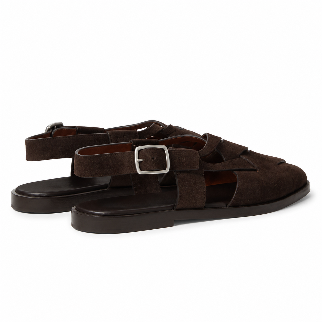 Loro Piana Peter Walk Sandal - Black Coffee