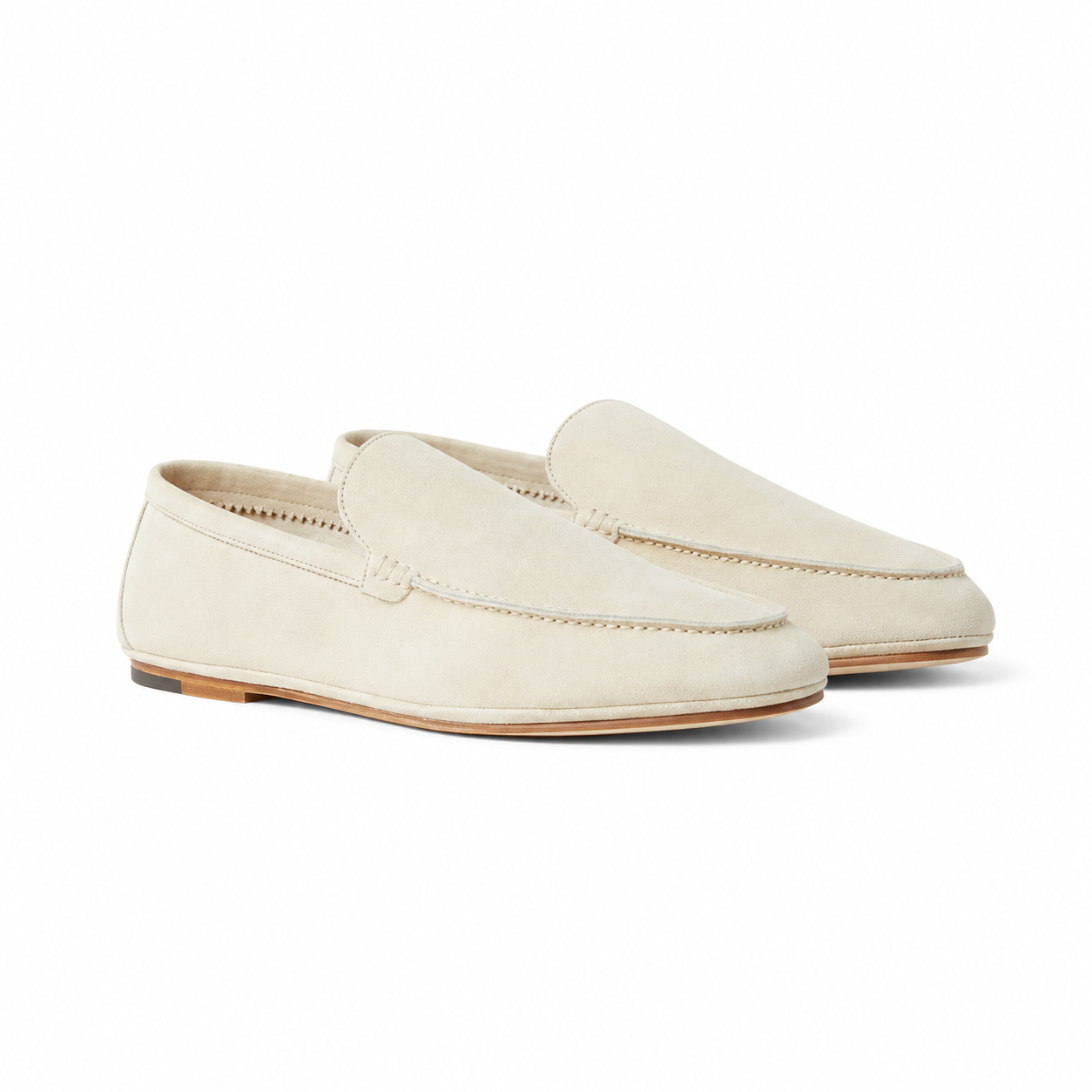 Loro Piana Summer Anton Walk Loafer - Yogurt