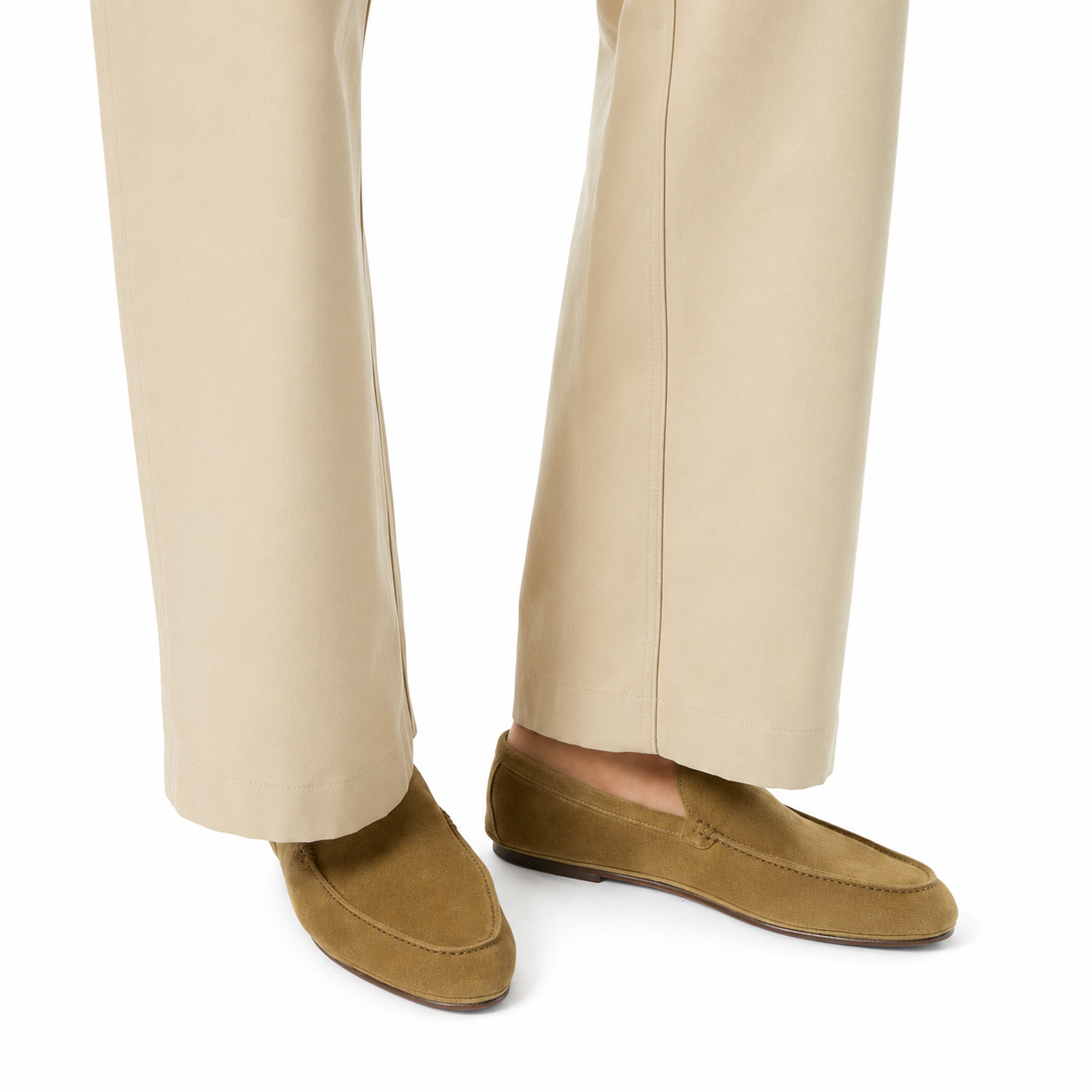 Loro Piana Summer Anton Walk Loafer - Savana Bark