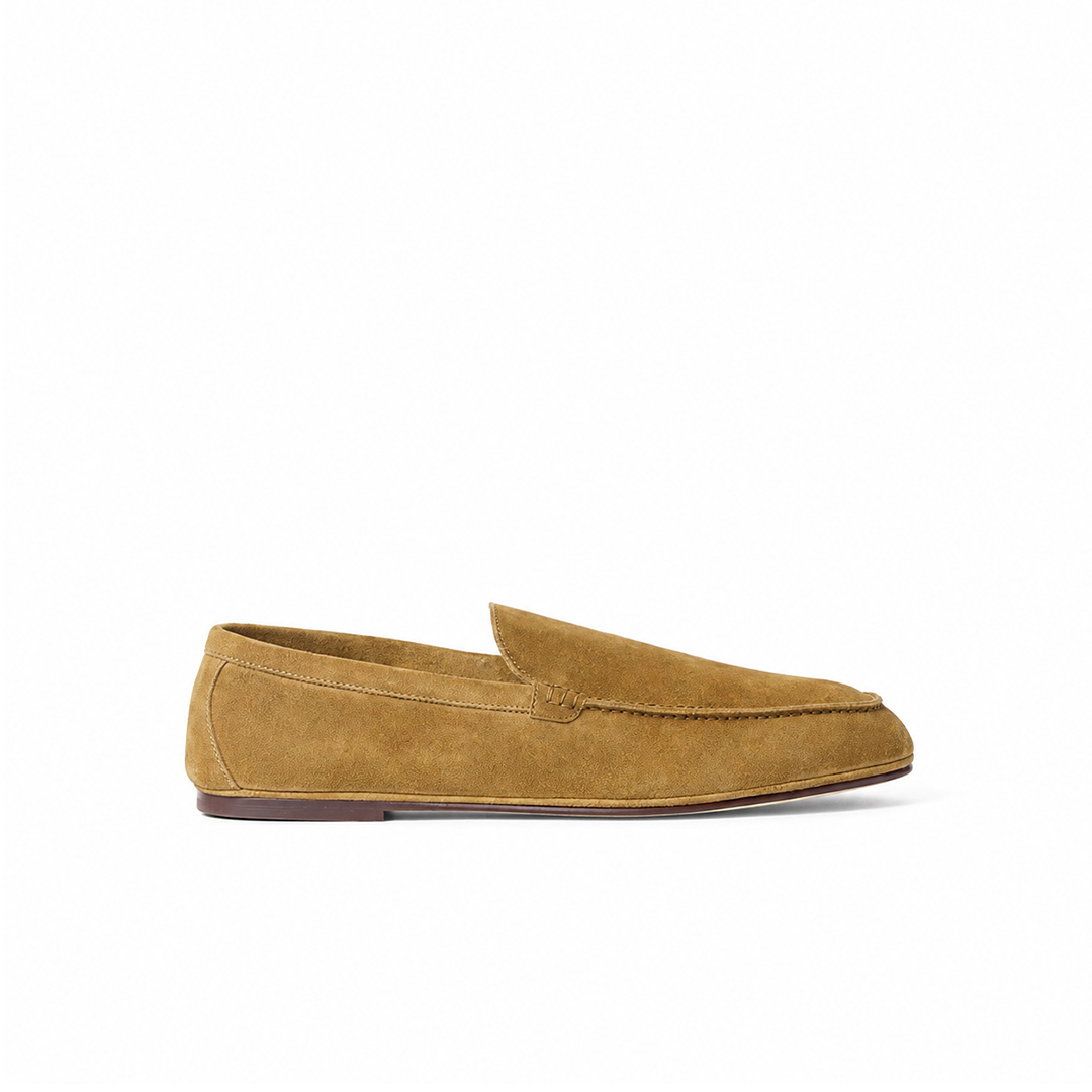 Loro Piana Summer Anton Walk Loafer - Savana Bark