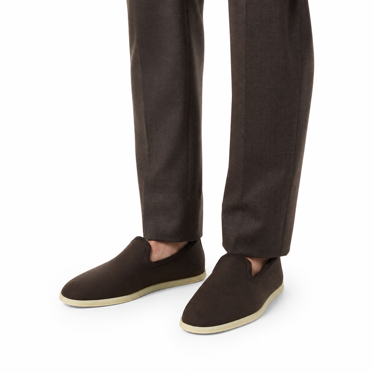 Loro Piana Venice Walk The Gift of Kings® Moccasin - Demitasse Coffee