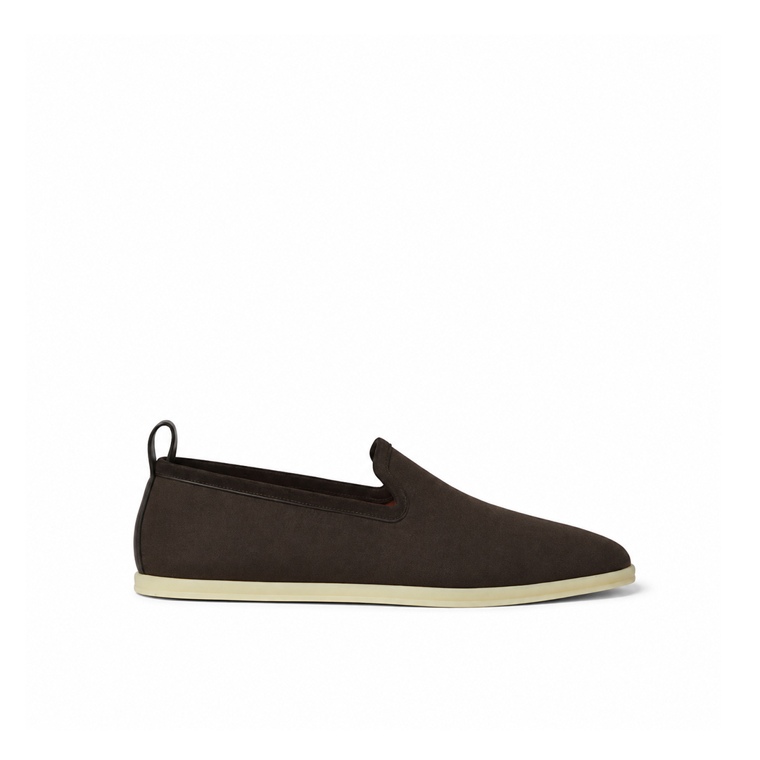 Loro Piana Venice Walk The Gift of Kings® Moccasin - Demitasse Coffee