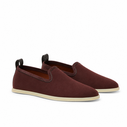 Loro Piana Venice Walk The Gift of Kings® Moccasin - Dark Berry Sangria