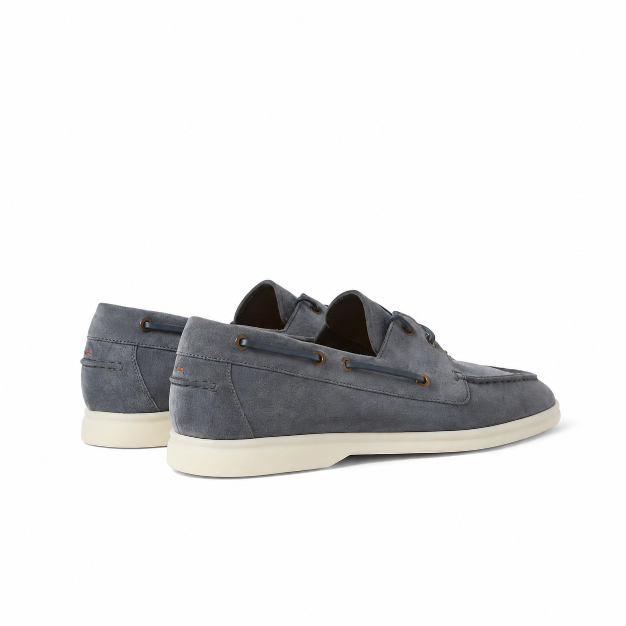 Loro Piana Sea-Sail Walk Moccasin - Marina Grey