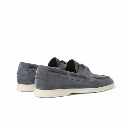 Loro Piana Sea-Sail Walk Moccasin - Marina Grey