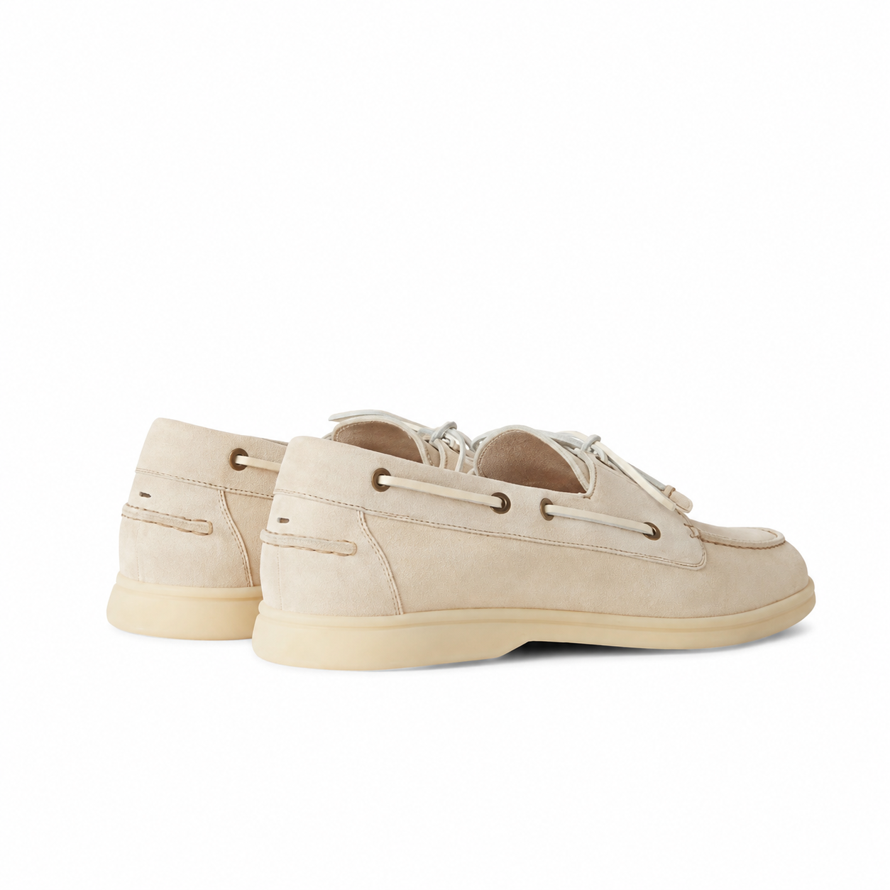 Loro Piana Sea-Sail Walk Moccasin - Ecru
