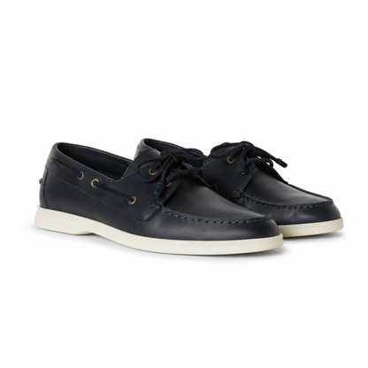 Loro Piana Sea-Sail Walk Moccasin - Petrolium