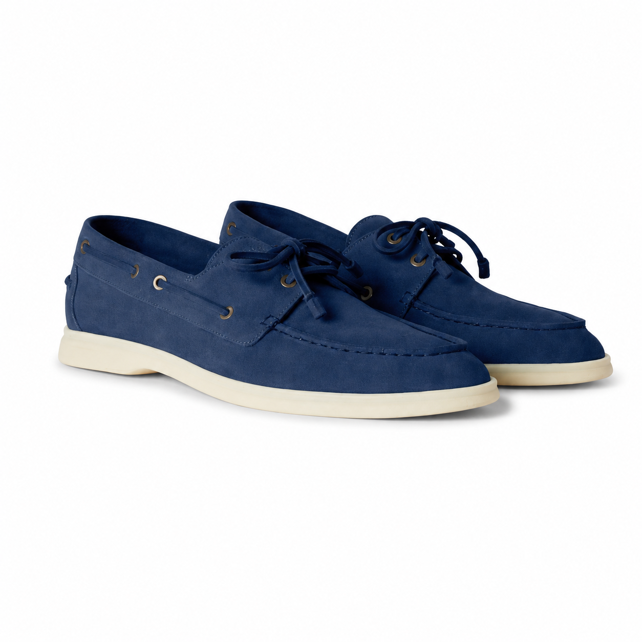 Loro Piana Sea-Sail Walk Moccasin - Indigo Blue