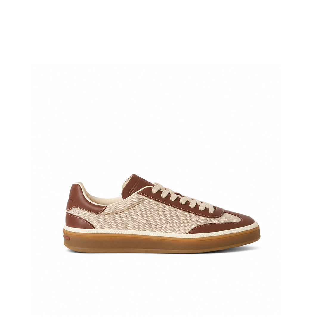 Loro Piana Tennis Walk Sneaker Women's - Natural/Caramel Sugar