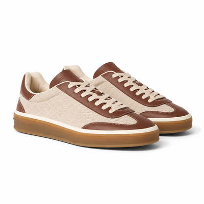 Loro Piana Tennis Walk Sneaker Women's - Natural/Caramel Sugar