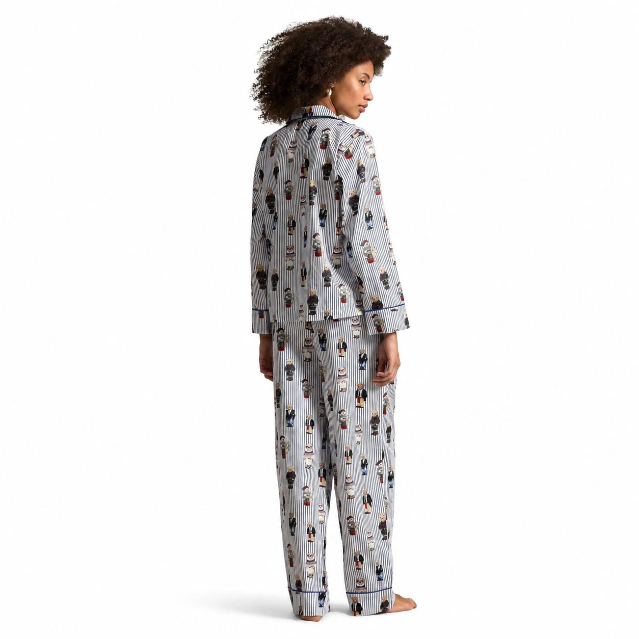 Ralph Lauren Polo Bear Cotton Sateen Pajama Set