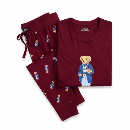 Ralph Lauren Polo Bear Jersey Pajama Set