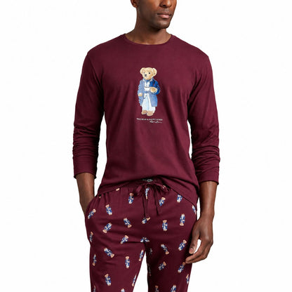 Ralph Lauren Polo Bear Jersey Pajama Set