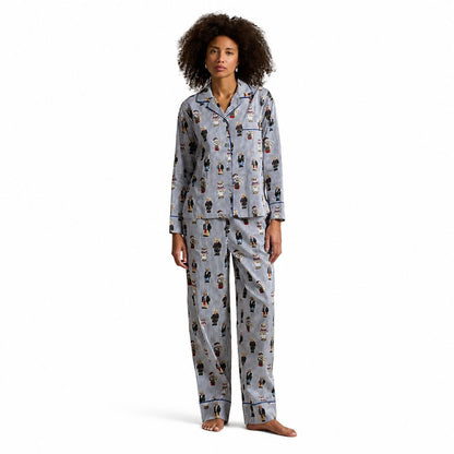 Ralph Lauren Polo Bear Cotton Sateen Pajama Set