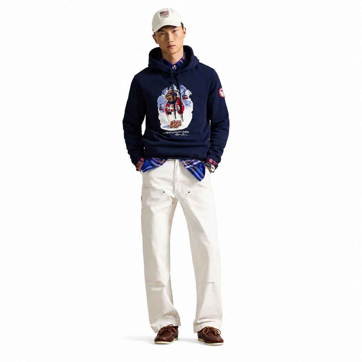 Ralph Lauren Team USA Polo Bear Hoodie