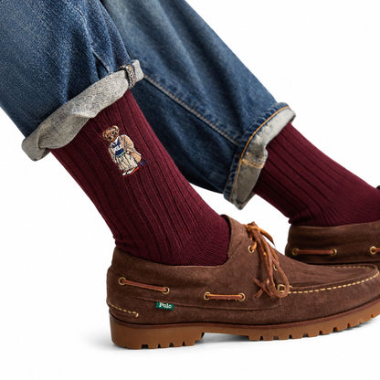 Ralph Lauren Polo Bear Crew Socks 3-Pack Gift Set