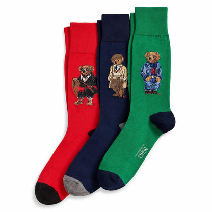 Polo Bear Hose 3 Socks Gift Set