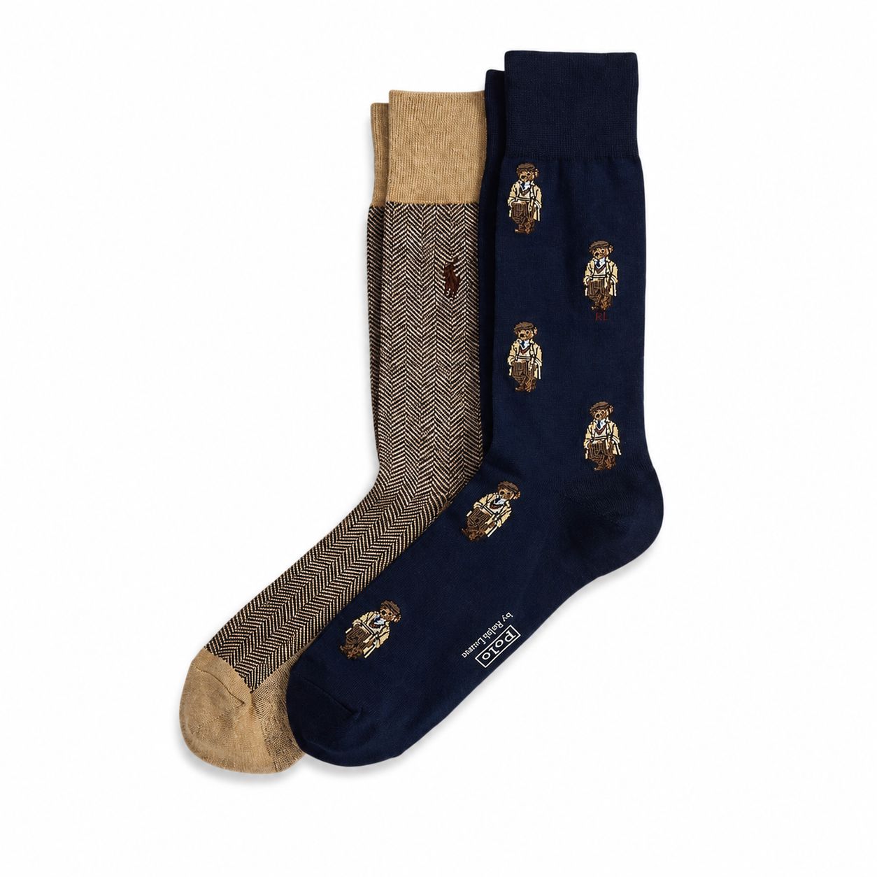 Ralph Lauren Polo Bear Men's Socks 2-Pack