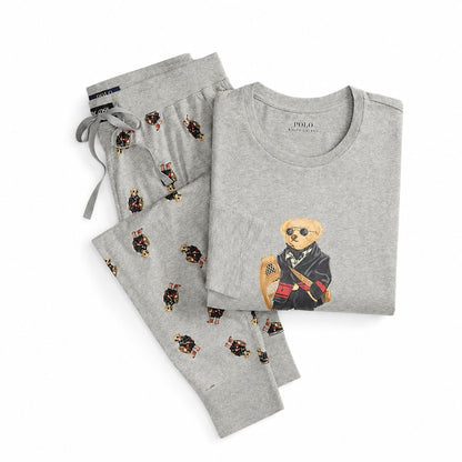 Ralph Lauren Polo Bear Jersey Pajama Set