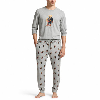 Ralph Lauren Polo Bear Jersey Pajama Set