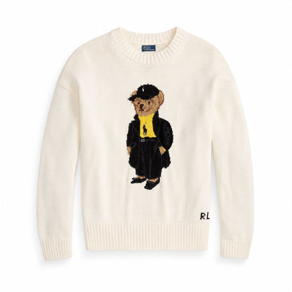 Ralph Lauren Polo Bear Cotton Crewneck Sweater