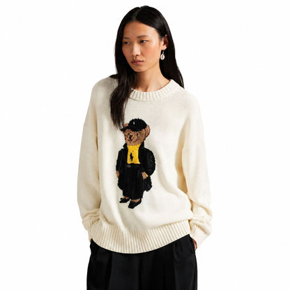 Ralph Lauren Polo Bear Cotton Crewneck Sweater