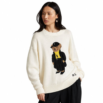 Ralph Lauren Polo Bear Cotton Crewneck Sweater