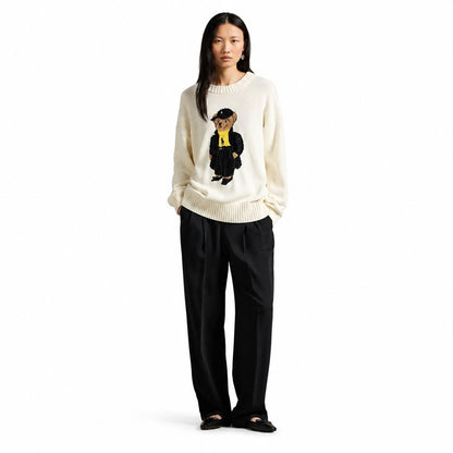 Ralph Lauren Polo Bear Cotton Crewneck Sweater