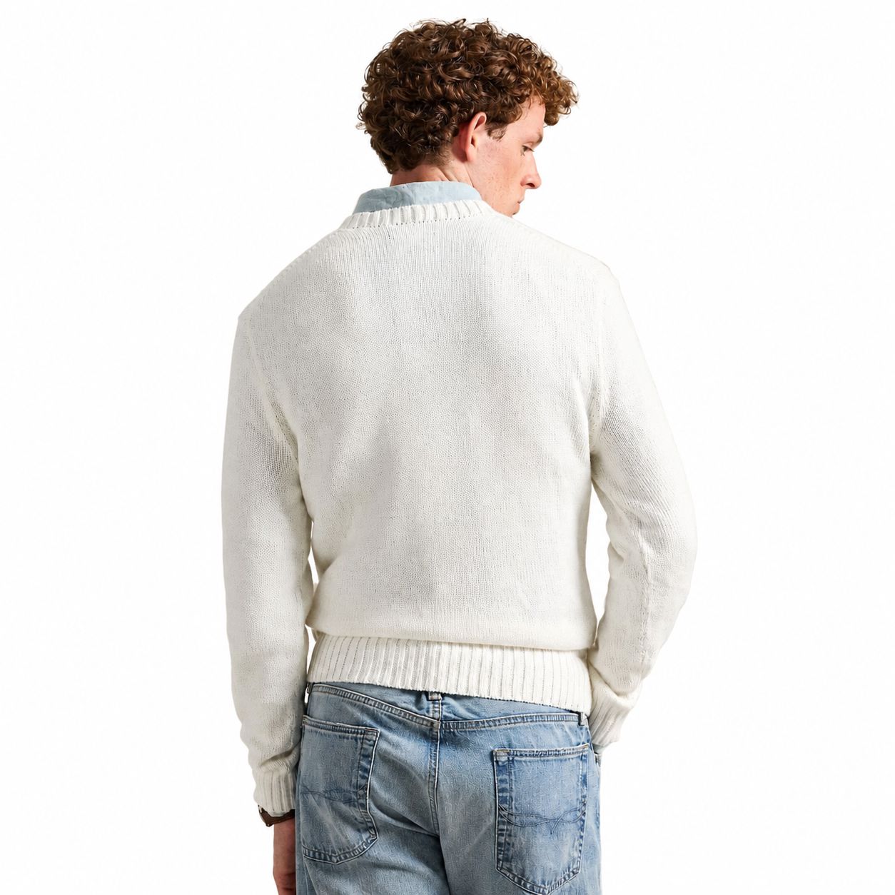 Ralph Lauren Polo Bear Cotton-Linen Sweater