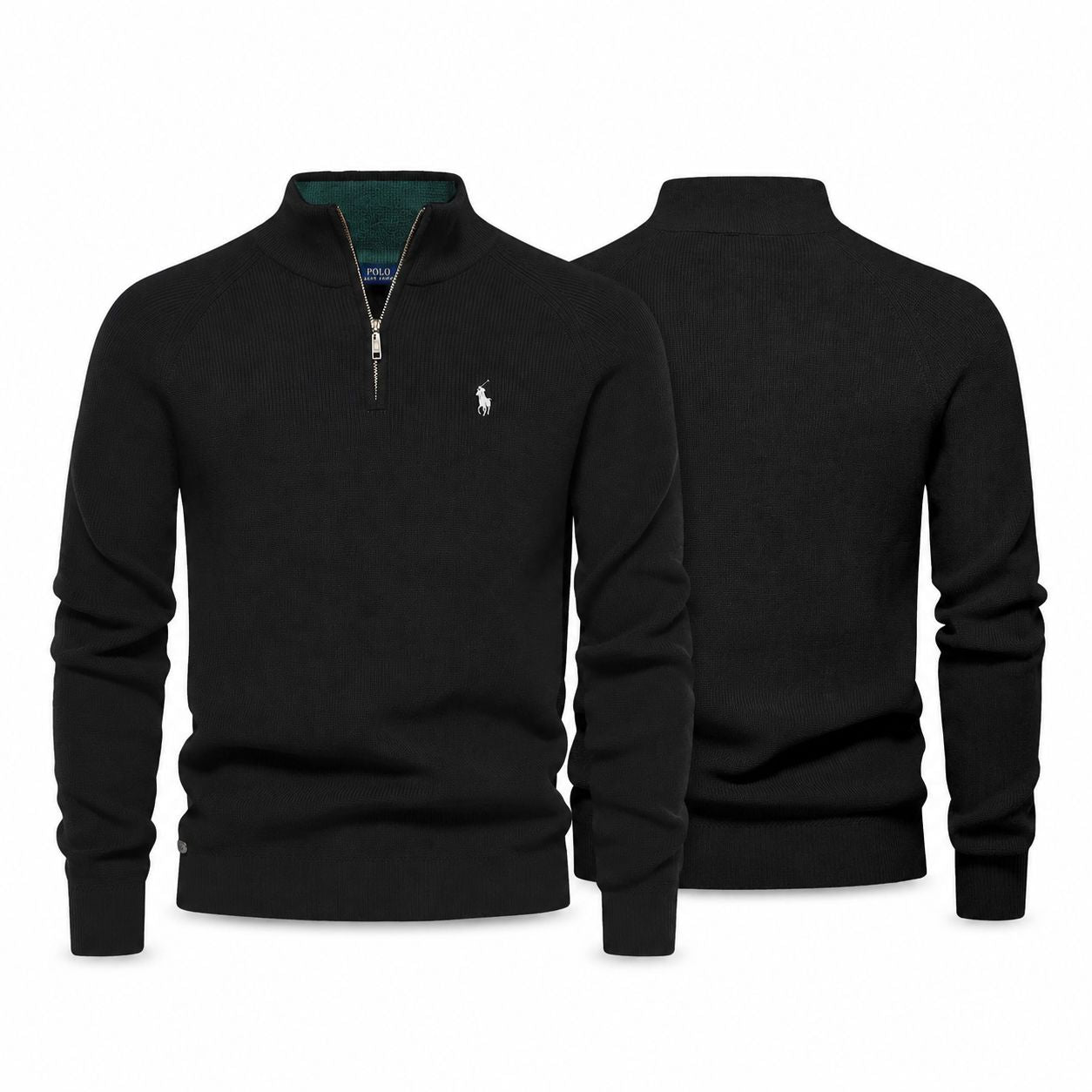Ralph Lauren Ribbed Zip Pullover Premium