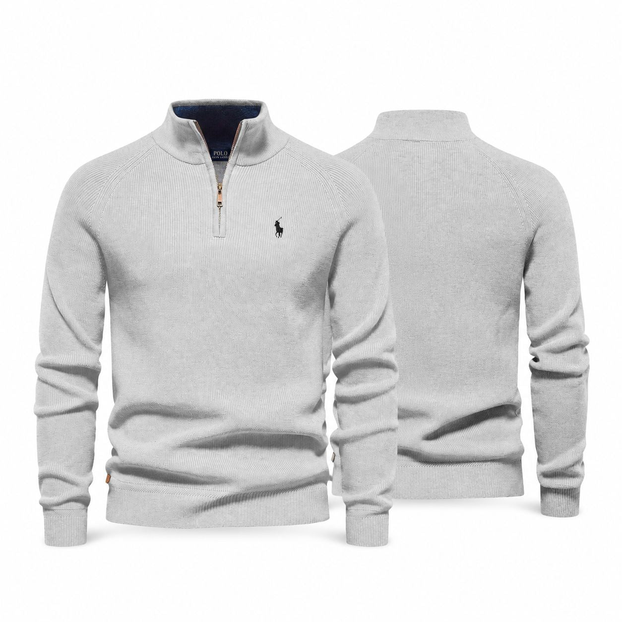 Ralph Lauren Ribbed Zip Pullover Premium