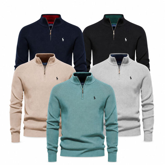 Ralph Lauren Ribbed Zip Pullover Premium