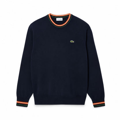 Lacoste Striped Cotton Jersey Sweater