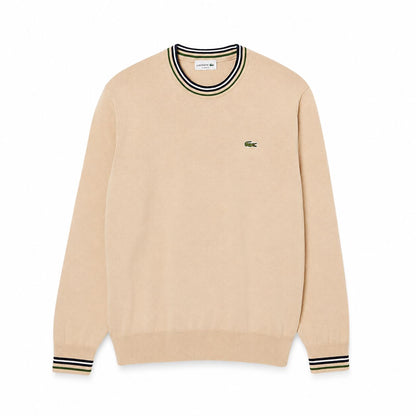 Lacoste Striped Cotton Jersey Sweater