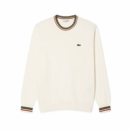 Lacoste Striped Cotton Jersey Sweater