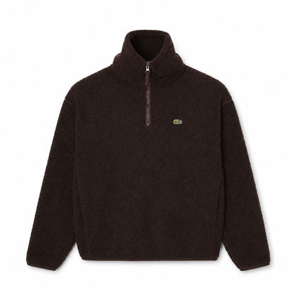 Lacoste Polar Fleece Sweatshirt With High Zip Neck