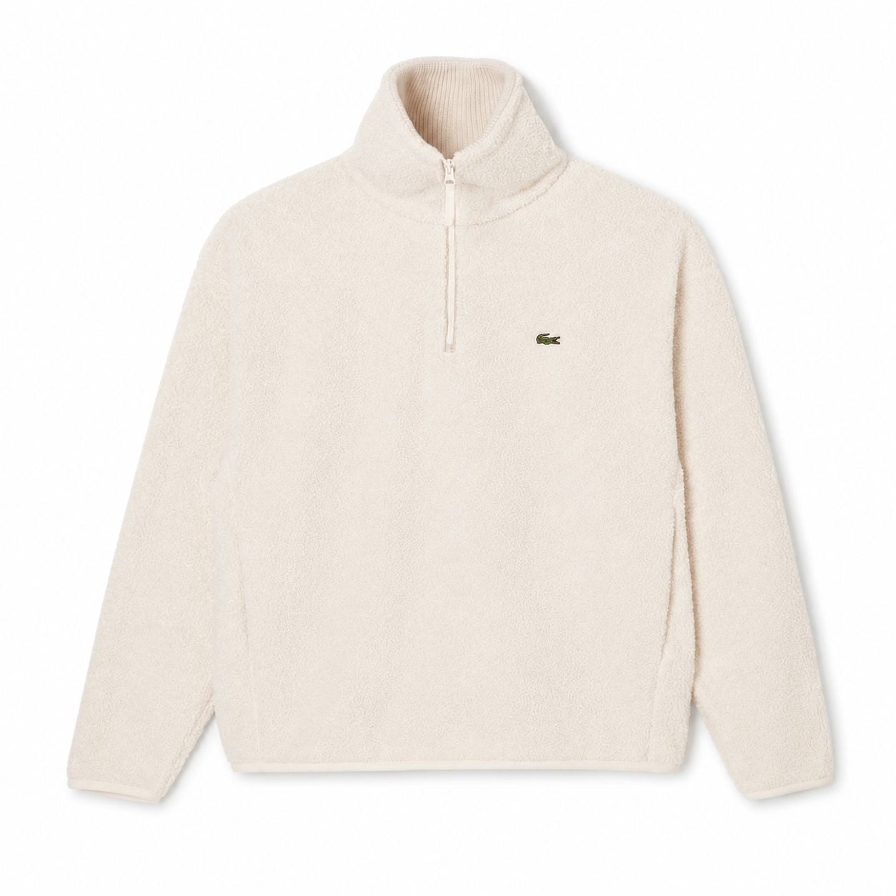 Lacoste Polar Fleece Sweatshirt With High Zip Neck