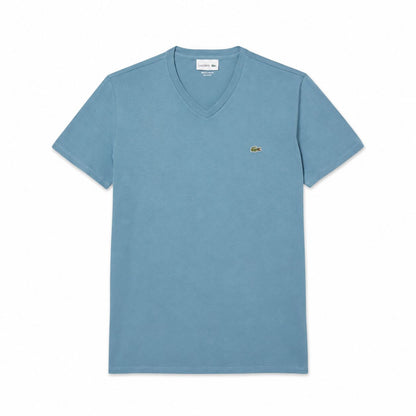 Lacoste Men's V-Neck T-Shirt in Lightweight Pima Cotton