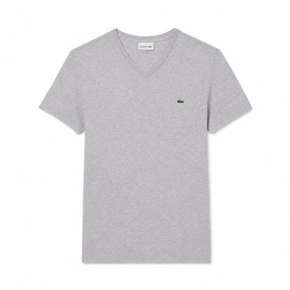 Lacoste Men's V-Neck T-Shirt in Lightweight Pima Cotton