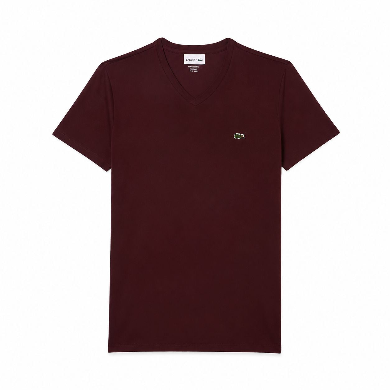 Lacoste Men's V-Neck T-Shirt in Lightweight Pima Cotton