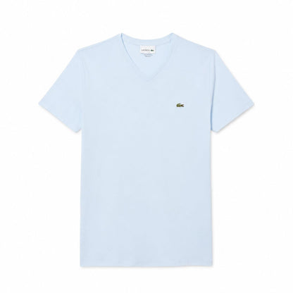 Lacoste Men's V-Neck T-Shirt in Lightweight Pima Cotton