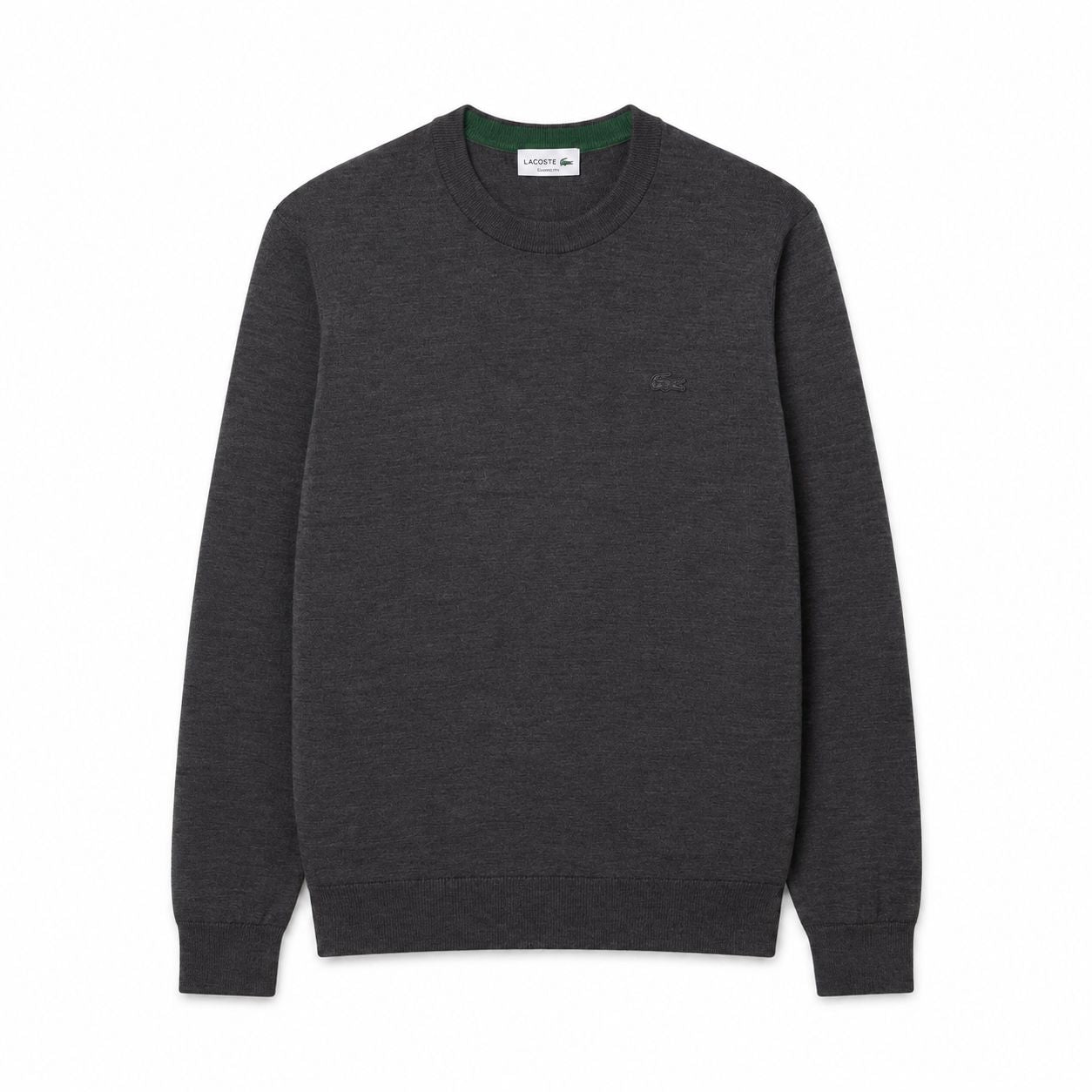 Lacoste Merino Wool Crew Neck Sweater