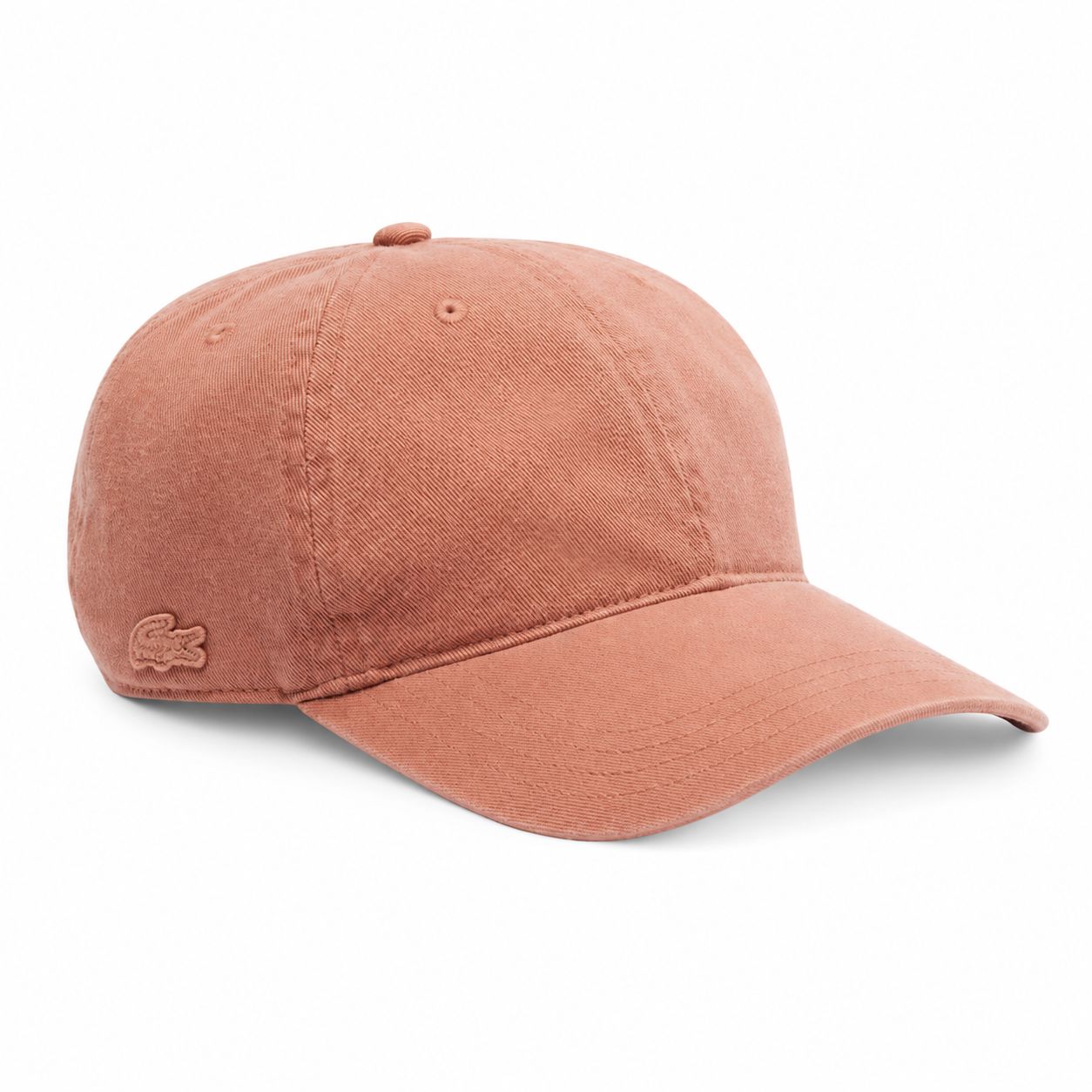 Lacoste Baseball Cap in Washed Cotton Twill