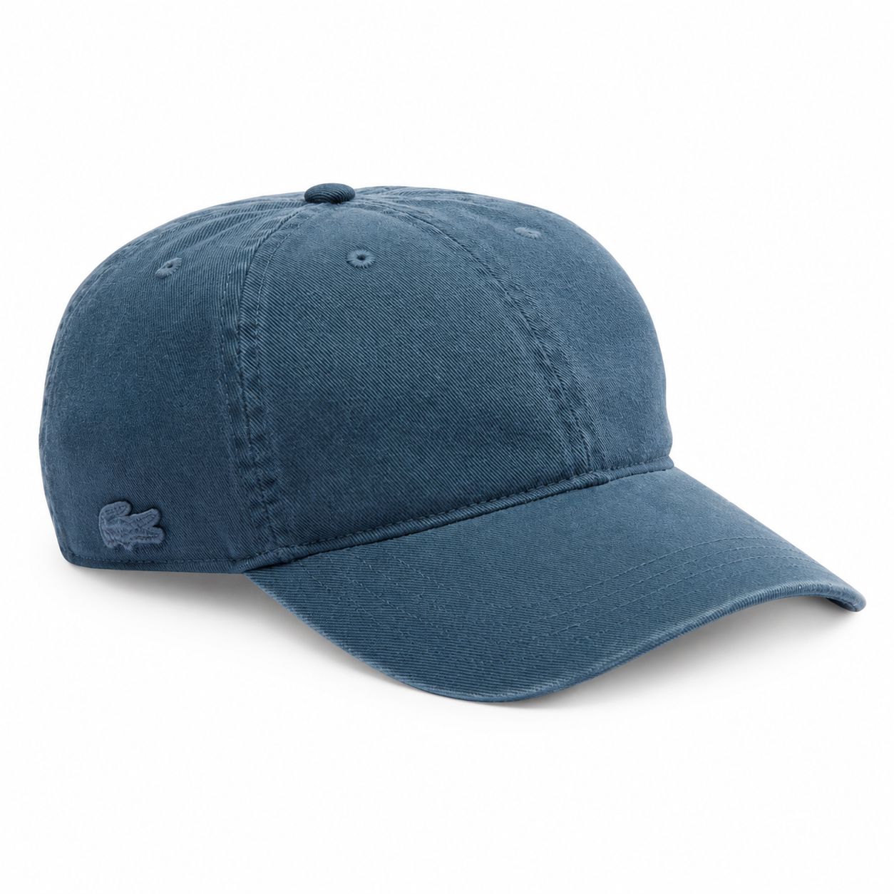 Lacoste Baseball Cap in Washed Cotton Twill