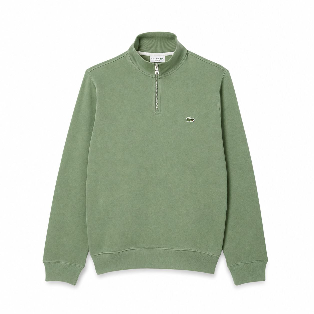 Lacoste Zip-Up High Neck Sweatshirt