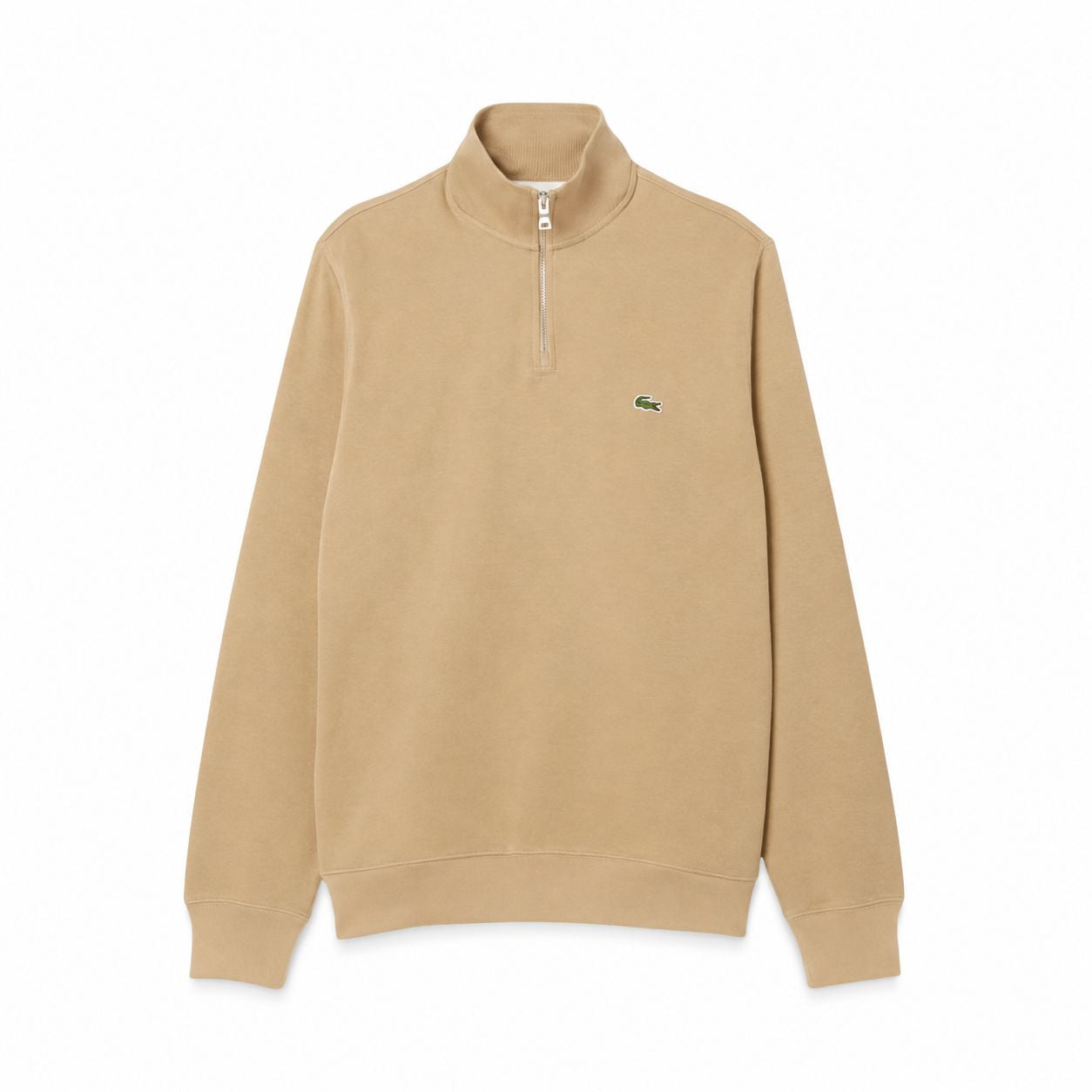 Lacoste Zip-Up High Neck Sweatshirt